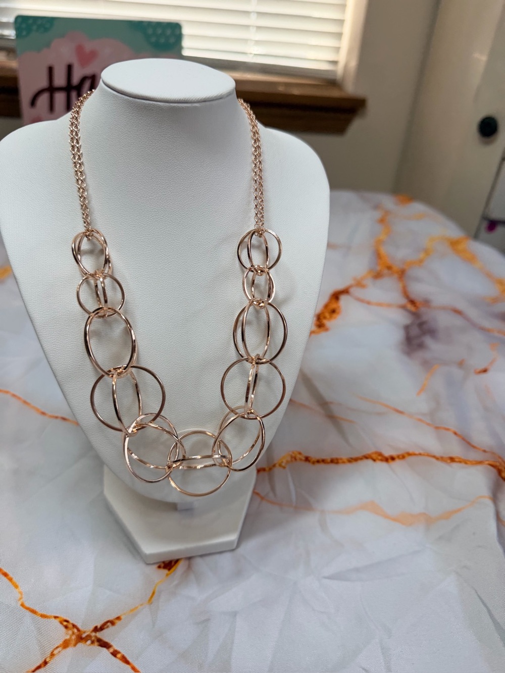 Space Walk Necklace and Earrings set NWT